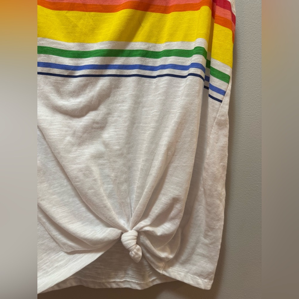 Rainbow Stripe Tank Top - Picture 3 of 6